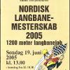 2005 Nordic LT Chmpshp, Billund DK