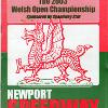 Welsh Open, Newport 2003